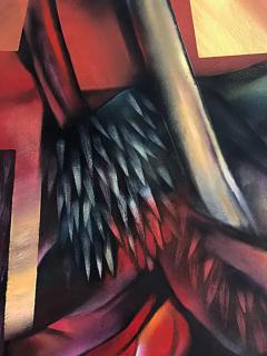  Pedro Damian Abstract Painting The Seductions by Pedro Damian Cuban American Artist 1997 - 3574543
