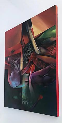  Pedro Damian Abstract Painting The Seductions by Pedro Damian Cuban American Artist 1997 - 3574560