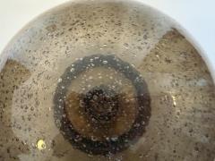  Peill Putzler 1960s Peill and Putzler Smoked Glass German Mid Century Flush Lamp - 4486697