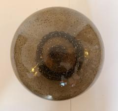  Peill Putzler 1960s Peill and Putzler Smoked Glass German Mid Century Flush Lamp - 4486699