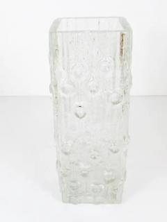  Peill Putzler Big Op Art Ice Glass Floor Vase by Peill Putzler Mid Century Germany 1970s - 4042187