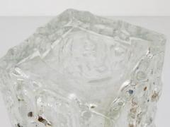  Peill Putzler Big Op Art Ice Glass Floor Vase by Peill Putzler Mid Century Germany 1970s - 4042196