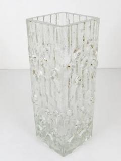  Peill Putzler Big Op Art Ice Glass Floor Vase by Peill Putzler Mid Century Germany 1970s - 4042213