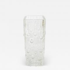  Peill Putzler Big Op Art Ice Glass Floor Vase by Peill Putzler Mid Century Germany 1970s - 4044101