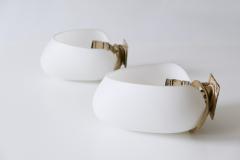  Peill Putzler Midcentury Modern Wall Lamps Corno by Wilhelm Wagenfeld for Peill Putzler 1952 - 1837692