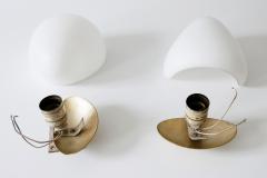  Peill Putzler Midcentury Modern Wall Lamps Corno by Wilhelm Wagenfeld for Peill Putzler 1952 - 1837695