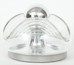  Peill Putzler Modernist Clear Glass Wave Sconces - 890075