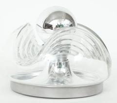  Peill Putzler Modernist Clear Glass Wave Sconces - 890078