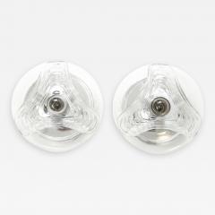  Peill Putzler Pair of Peill and Putzler Wave Sconce Flushmounts  - 1845722