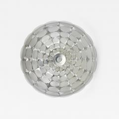  Peill Putzler Peill Putzer Large Round Op Art Glass Sconce Wall Lamp Flush Mount 1970s - 4648175