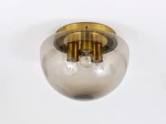  Peill Putzler Peill Putzler Midcentury Glass Globe Flushmount Ceiling Lamp Germany 1970s - 4054890