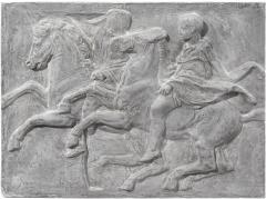  Pennoyer Newman Parthenon Plaque C Two Horsemen - 4194925