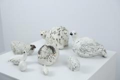  Pentik A Set of Ceramic Animal Figurines by Henrik Allert for Pentik 1980s - 4289486