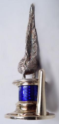  Percy Edwards Co English Edwardian Sterling Silver Game Bird Place Card Holders 1908 - 4416659