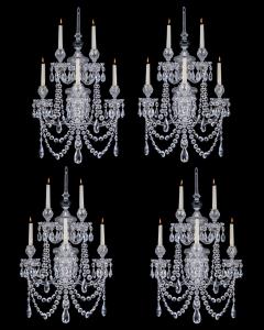  Perry Co A LARGE TWENTY FORTY FOUR LIGHT CRYSTAL CHANDELIER - 3787662