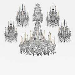  Perry Co A LARGE TWENTY FORTY FOUR LIGHT CRYSTAL CHANDELIER - 3789335