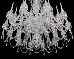  Perry Co A LARGE TWENTY FOUR LIGHT CUT GLASS VICTORIAN CHANDELIER BY PERRY CO LONDON - 3790919