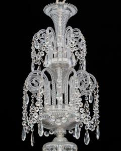  Perry Co A LARGE TWENTY FOUR LIGHT CUT GLASS VICTORIAN CHANDELIER BY PERRY CO LONDON - 3790925