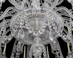  Perry Co A LARGE TWENTY FOUR LIGHT CUT GLASS VICTORIAN CHANDELIER BY PERRY CO LONDON - 3790979