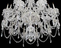  Perry Co A TWENTY LIGHT CUT GLASS VICTORIAN CHANDELIER BY PERRY CO - 3795372