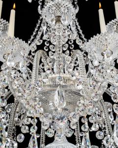  Perry Co A TWENTY LIGHT CUT GLASS VICTORIAN CHANDELIER BY PERRY CO - 3795394