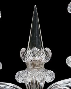  Perry Co AN UNUSUAL PAIR OF CUT CRYSTAL CANDELABRA BY PERRY CO - 4690636