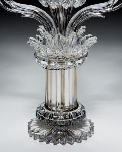  Perry Co AN UNUSUAL PAIR OF CUT CRYSTAL CANDELABRA BY PERRY CO - 4690637