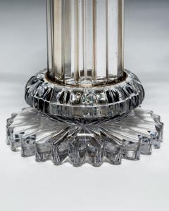  Perry Co AN UNUSUAL PAIR OF CUT CRYSTAL CANDELABRA BY PERRY CO - 4690639