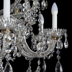  Perry Co Pair of early Victorian cut glass chandeliers attributed to Perry Co - 4397798