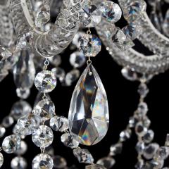  Perry Co Pair of early Victorian cut glass chandeliers attributed to Perry Co - 4397799