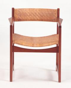 Peter Hvidt Orla M lgaard Nielsen A rare pair of Danish teak armchairs by Hvidt Molgaard Nielsen circa 1950  - 3445734