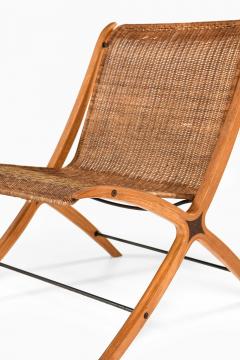  Peter Hvidt Orla M lgaard Nielsen Pair of Easy Chairs in Beech Rattan by Peter Hvidt Orla M lgaard Nielsen 1959 - 4736450