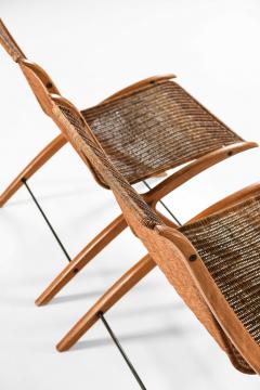  Peter Hvidt Orla M lgaard Nielsen Pair of Easy Chairs in Beech Rattan by Peter Hvidt Orla M lgaard Nielsen 1959 - 4736464
