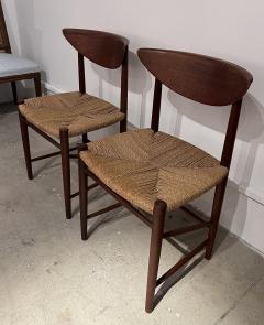  Peter Hvidt Orla M lgaard Nielsen Pair of Hvidt Molgaard Teak Dining Chairs Model 316 - 4075641