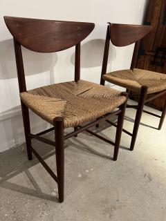  Peter Hvidt Orla M lgaard Nielsen Pair of Hvidt Molgaard Teak Dining Chairs Model 316 - 4075642