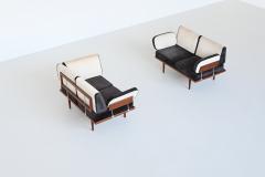  Peter Hvidt Orla M lgaard Nielsen Peter Hvidt Minerva sofa set in teak France Son Denmark 1957 - 3957475