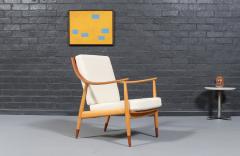  Peter Hvidt Orla M lgaard Nielsen Peter Hvidt Model FD 146 Teak Birch Lounge Chair - 4563851
