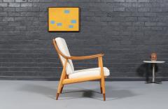  Peter Hvidt Orla M lgaard Nielsen Peter Hvidt Model FD 146 Teak Birch Lounge Chair - 4563852