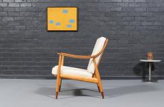  Peter Hvidt Orla M lgaard Nielsen Peter Hvidt Model FD 146 Teak Birch Lounge Chair - 4563853