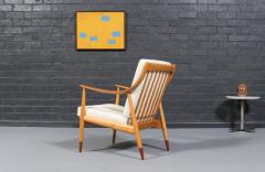  Peter Hvidt Orla M lgaard Nielsen Peter Hvidt Model FD 146 Teak Birch Lounge Chair - 4563854
