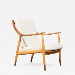  Peter Hvidt Orla M lgaard Nielsen Peter Hvidt Model FD 146 Teak Birch Lounge Chair - 4566098