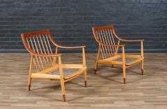  Peter Hvidt Orla M lgaard Nielsen Peter Hvidt Model FD 146 Teak Birch Lounge Chairs - 4282552