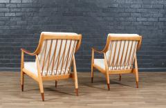  Peter Hvidt Orla M lgaard Nielsen Peter Hvidt Model FD 146 Teak Birch Lounge Chairs - 4282554