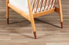  Peter Hvidt Orla M lgaard Nielsen Peter Hvidt Model FD 146 Teak Birch Lounge Chairs - 4282561