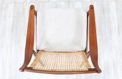  Peter Hvidt Orla M lgaard Nielsen Peter Hvidt Model FD 146 Teak Cane Lounge Chair by France Daverkosen - 3403197