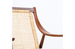  Peter Hvidt Orla M lgaard Nielsen Peter Hvidt Model FD 146 Teak Cane Lounge Chair by France Daverkosen - 3403247