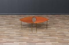  Peter Hvidt Orla M lgaard Nielsen Peter Hvidt Modular Teak Brass Coffee Table for France Son - 3633144