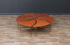  Peter Hvidt Orla M lgaard Nielsen Peter Hvidt Modular Teak Brass Coffee Table for France Son - 3633148