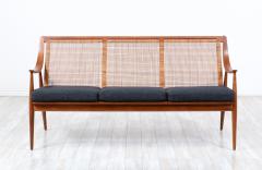  Peter Hvidt Orla M lgaard Nielsen Peter Hvidt Orla M lgaard Nielsen Cane Teak Sofa for France S n - 3070210