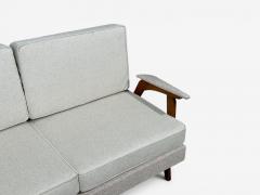  Peter Hvidt Orla M lgaard Nielsen Peter Hvidt Orla M lgaard Nielsen Style Settee Cream Boucle Denmark 1960s - 4636648